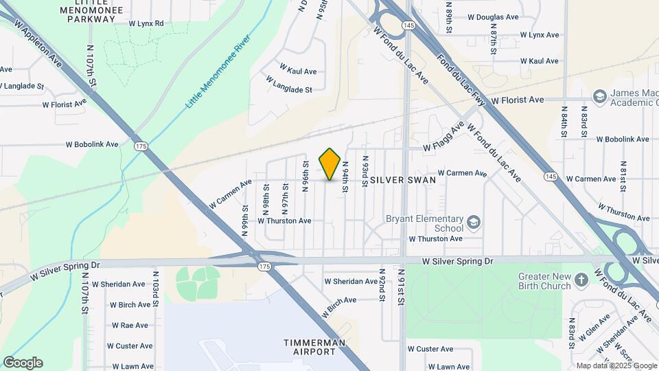 5772 N 95th St Map and Location Details