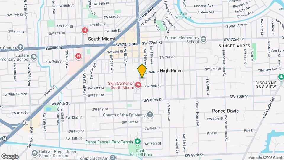 7715 SW 57th Ave Map and Location Details