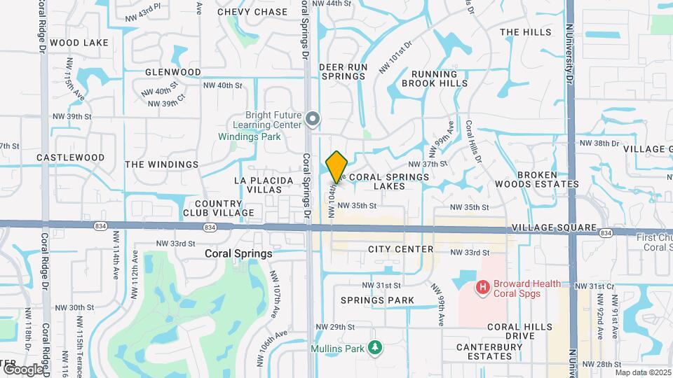 10390 NW 36th St Mapa y Detalles de la Ubicación