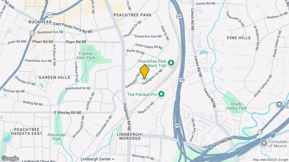 658 Darlington Cir NE Map and Location Details