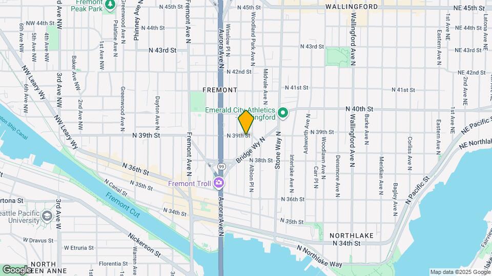 1017 N 39th St Map and Location Details