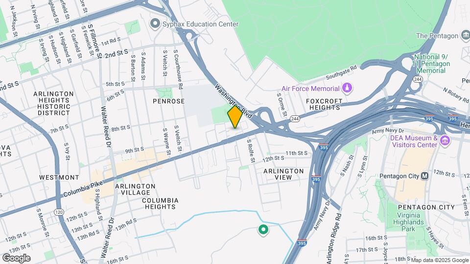 934 S Rolfe St Map and Location Details