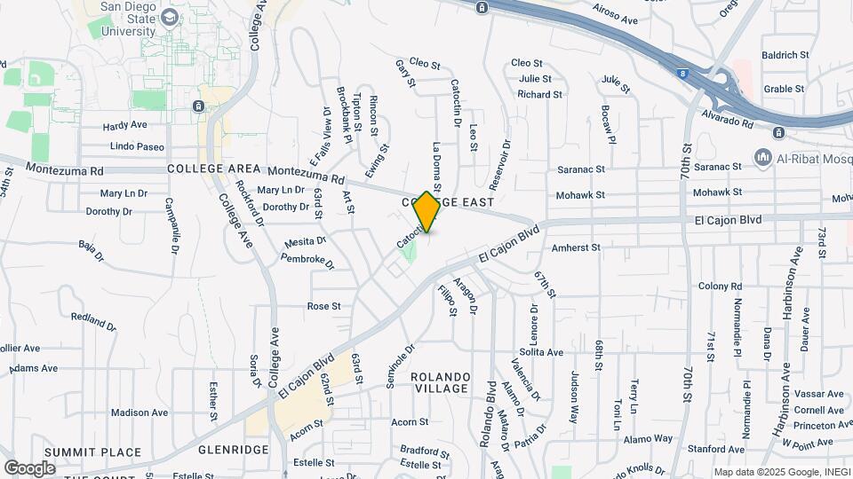 4840 Curry Dr Map and Location Details
