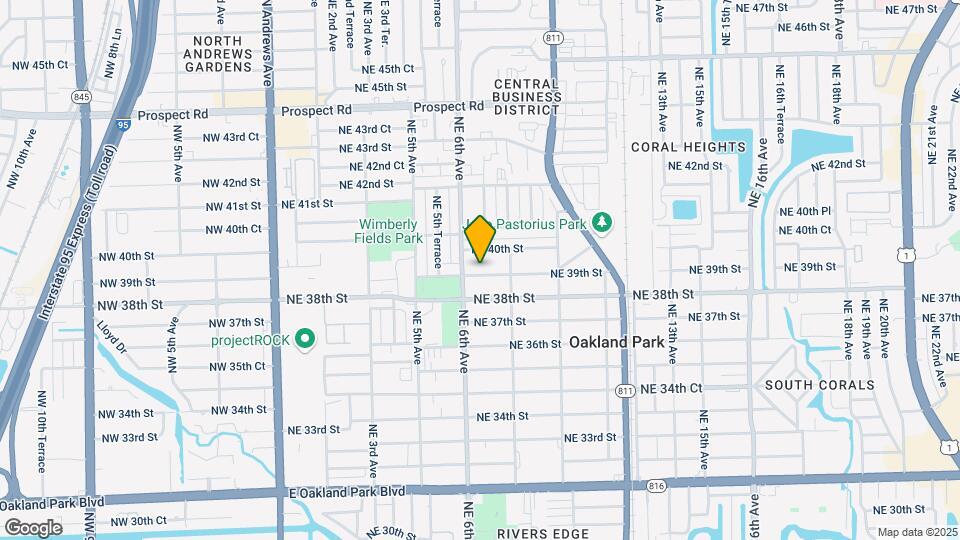 665 NE 39th St Map and Location Details