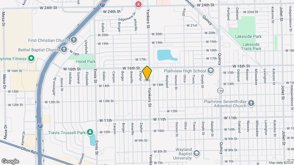 1401 Yonkers St, Unit A Mapa y Detalles de la Ubicación