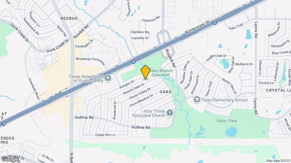 2901 Branch Oaks Dr Map and Location Details