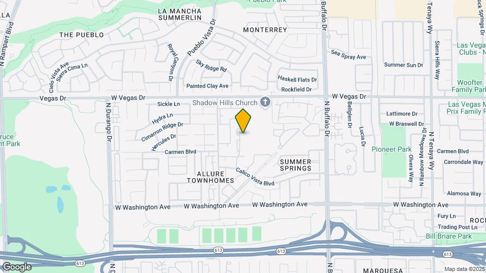 1320 Pinto Rock Ln Mapa y Detalles de la Ubicación