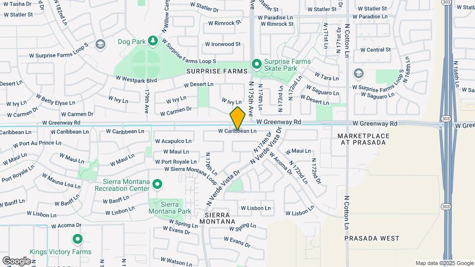 17531 W Caribbean Ln Map and Location Details