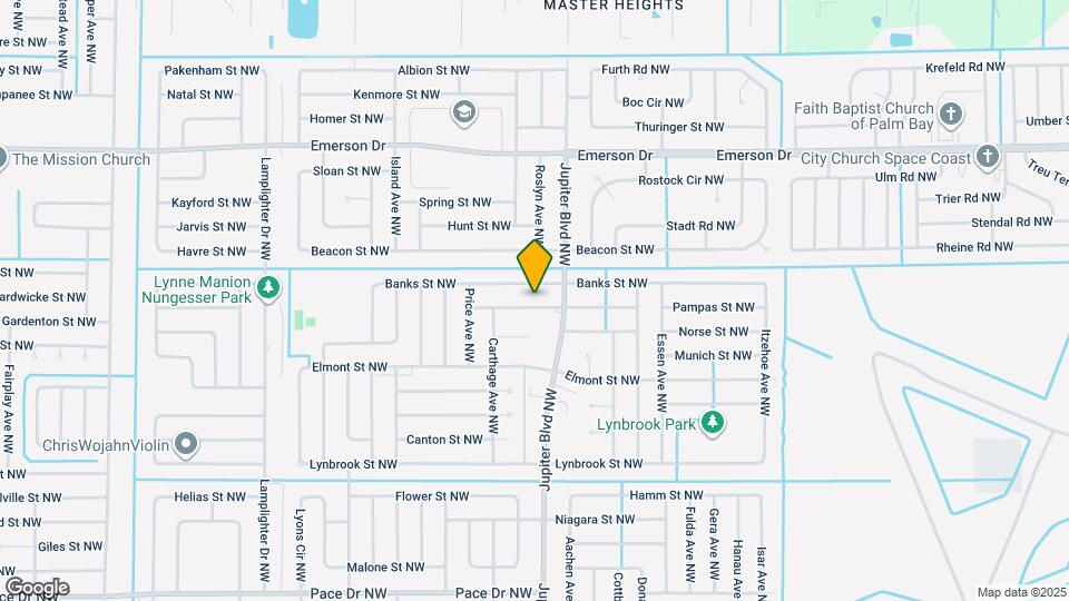 925 Custer St NW Map and Location Details