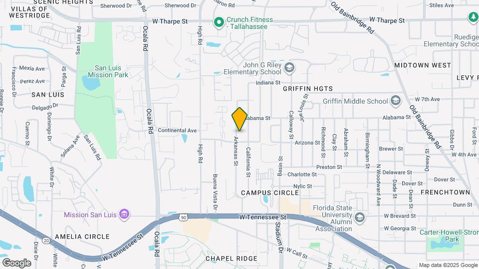 1109 Arkansas St Mapa y Detalles de la Ubicación