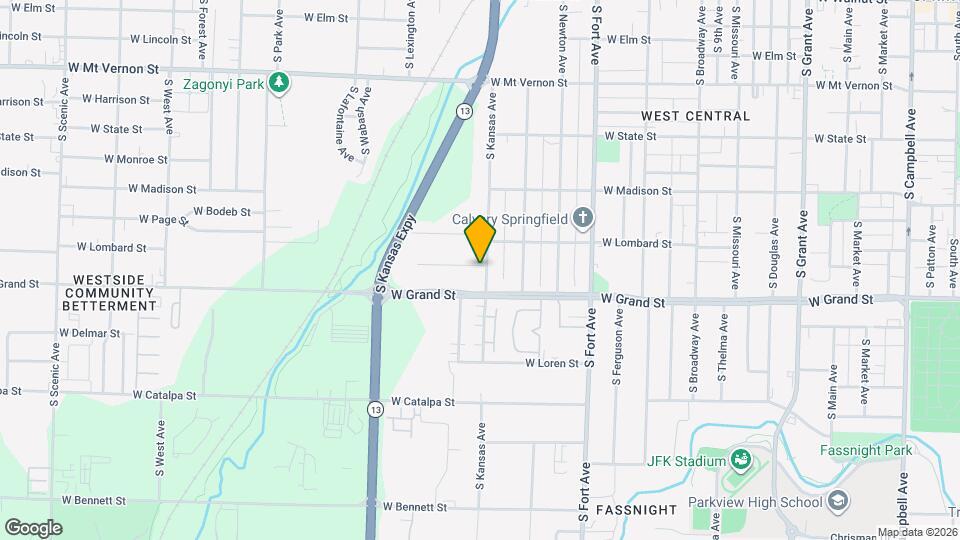 931-933 S Kansas Ave Mapa y Detalles de la Ubicación