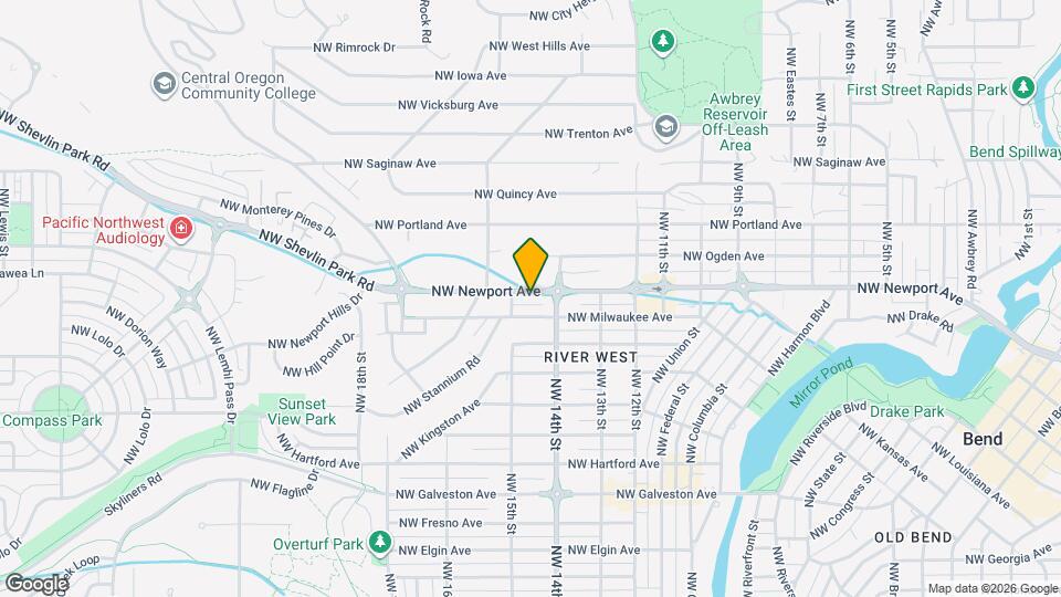 1447 NW Newport Ave Map and Location Details
