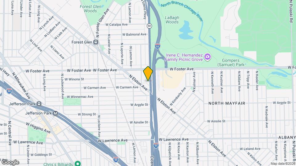 5112 N Cicero Ave, Unit 1W Map and Location Details