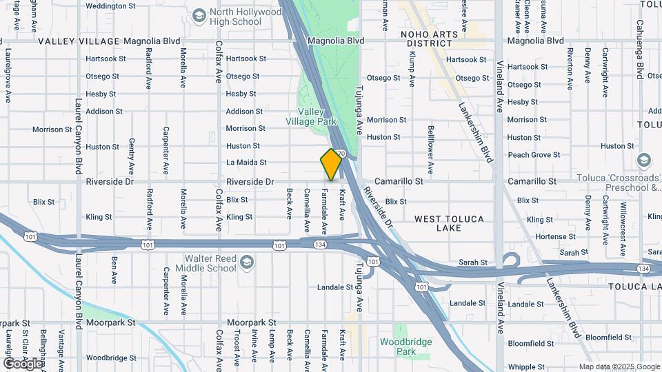 11450 Riverside Dr Map and Location Details