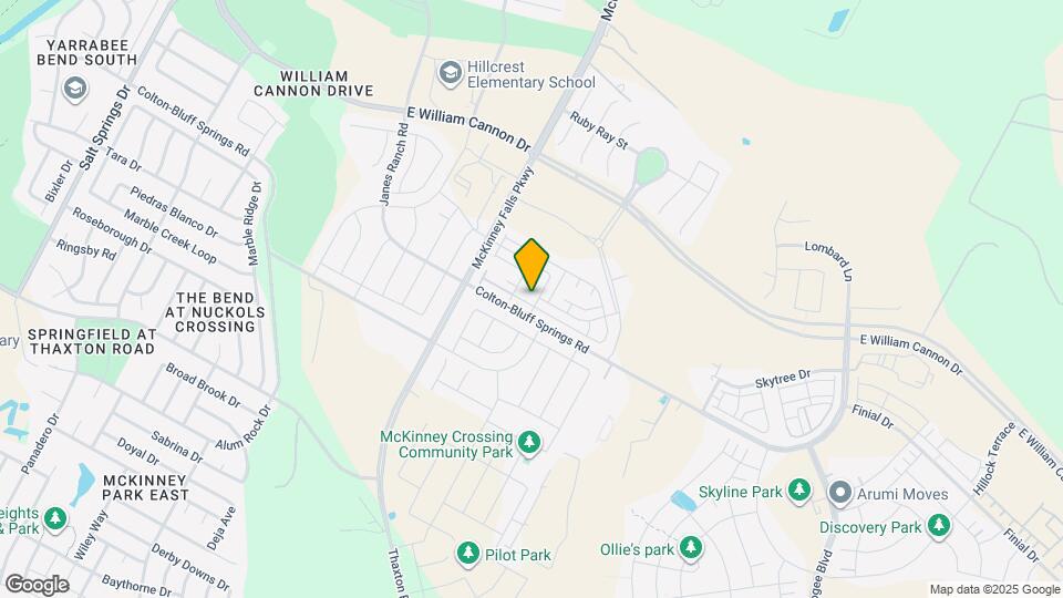 7210 Travertine Spring Dr Map and Location Details