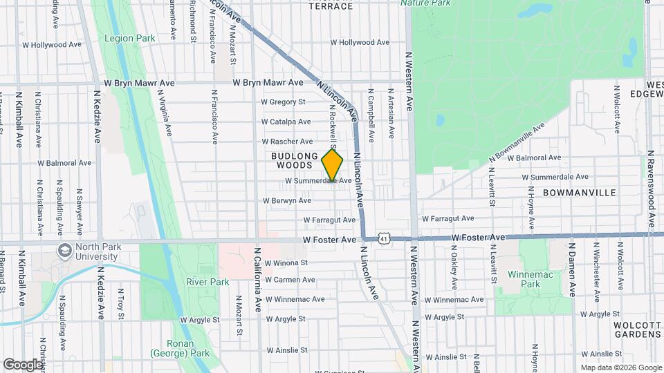 2601 W Summerdale Ave Map and Location Details