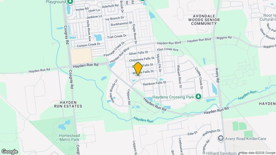 5267 Cross River Falls Blvd Map and Location Details