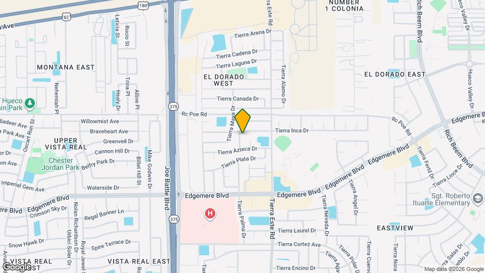 3624 Tierra Meca Rd Map and Location Details