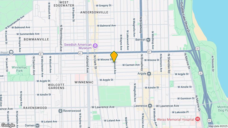 5110 N Glenwood Ave Map and Location Details