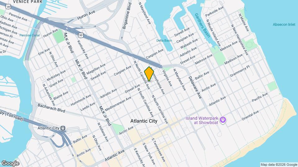 317 N North Carolina Ave Map and Location Details