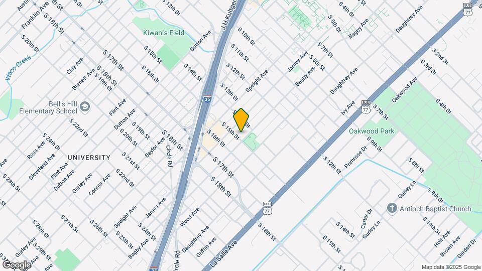 1724 S 15th St Map and Location Details