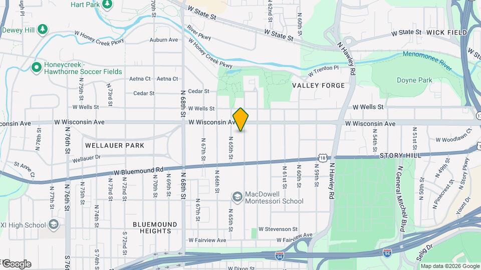 613-613 N 64th St, Unit 613 Map and Location Details