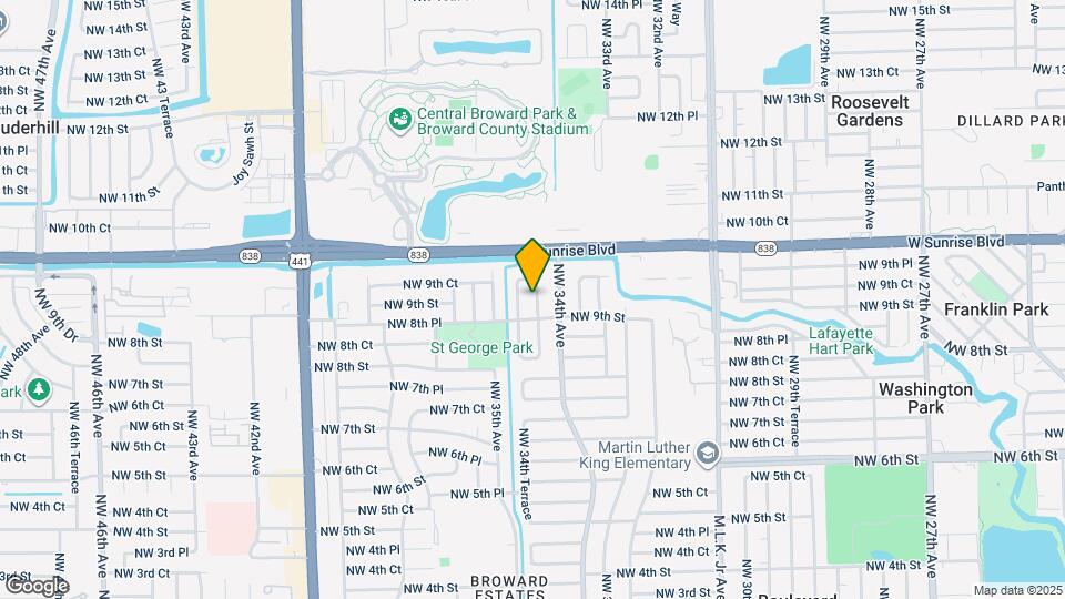 931 NW 34th Way Map and Location Details