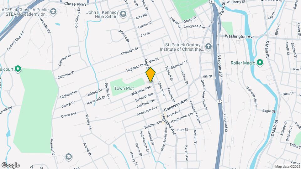 690 Highland Ave Map and Location Details