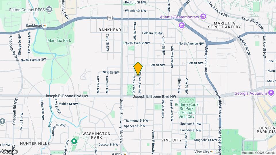 406 Paines Ave NW Map and Location Details