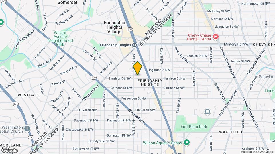 4339 Harrison St NW Map and Location Details