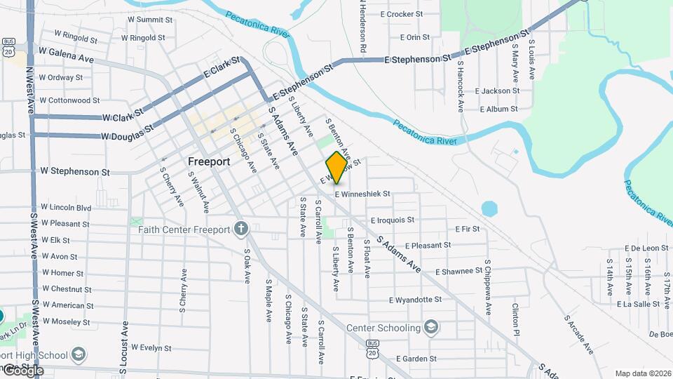 451 S Liberty Ave Map and Location Details