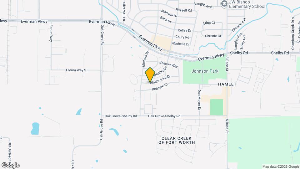 1824 Alanbrooke Dr Mapa y Detalles de la Ubicación