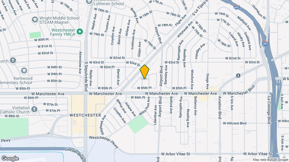8416 Glider Ave Map and Location Details