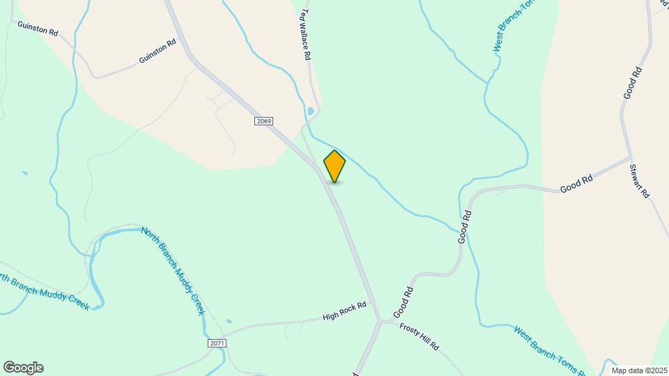 1009 Muddy Creek Forks Rd Map and Location Details