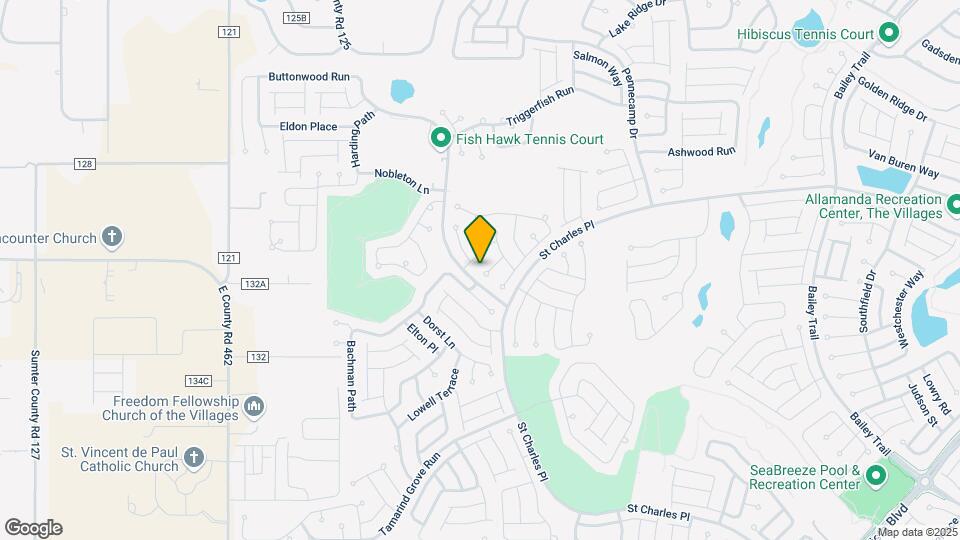 2247 Valley Oak St Map and Location Details
