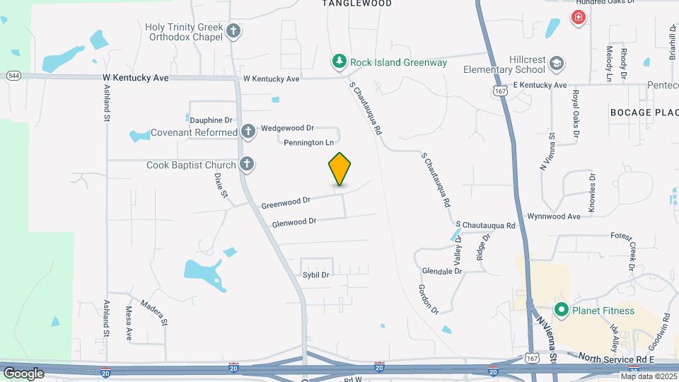 1900 Church St Map and Location Details