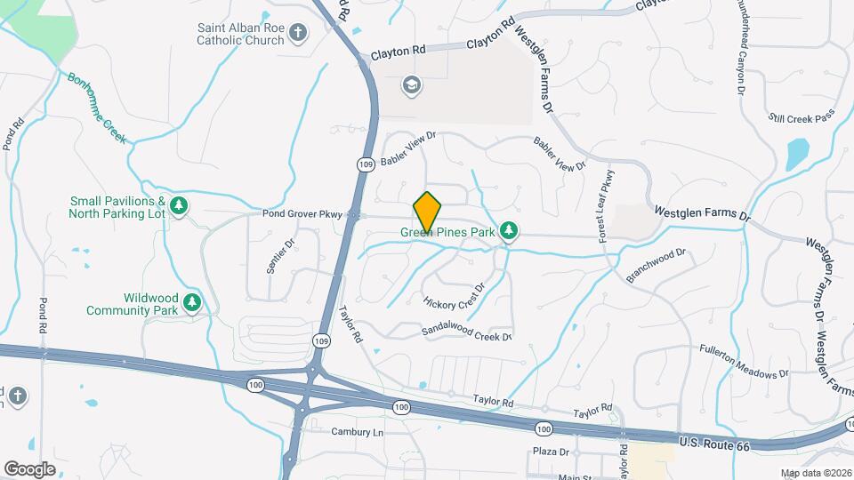 16920 Hickory Forest Ln Map and Location Details
