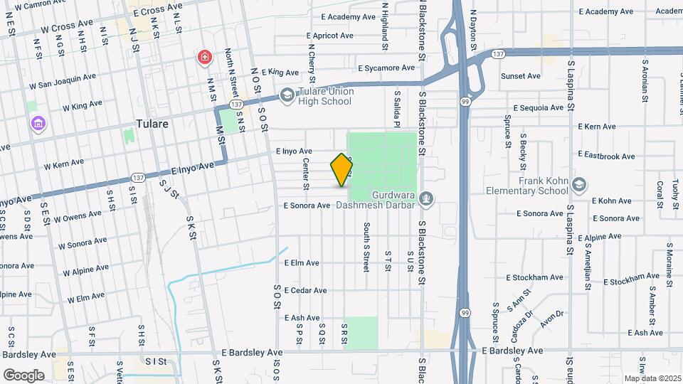 791 E Ventura Ave Map and Location Details