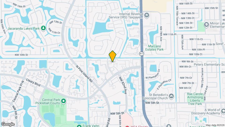 8240 NW 9th St Map and Location Details