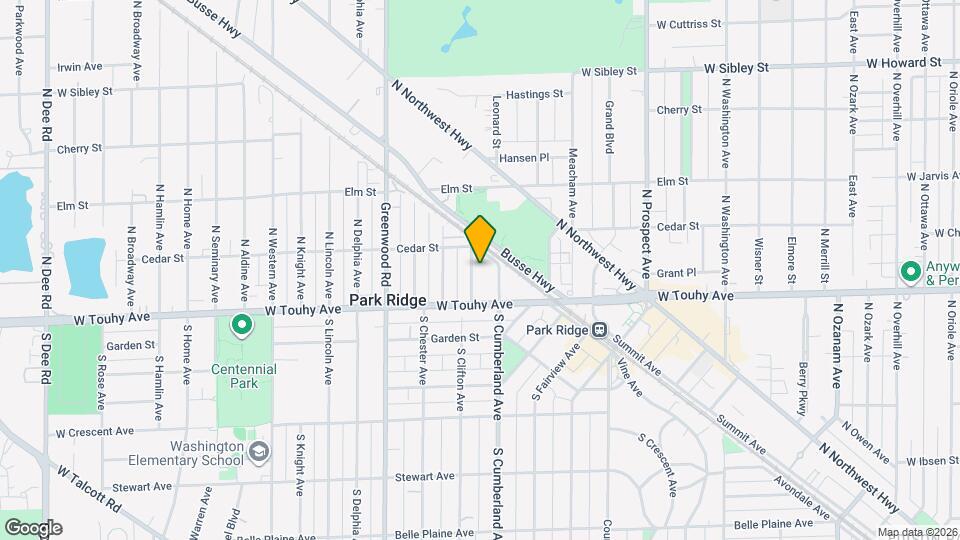 103 N Clifton Ave Map and Location Details