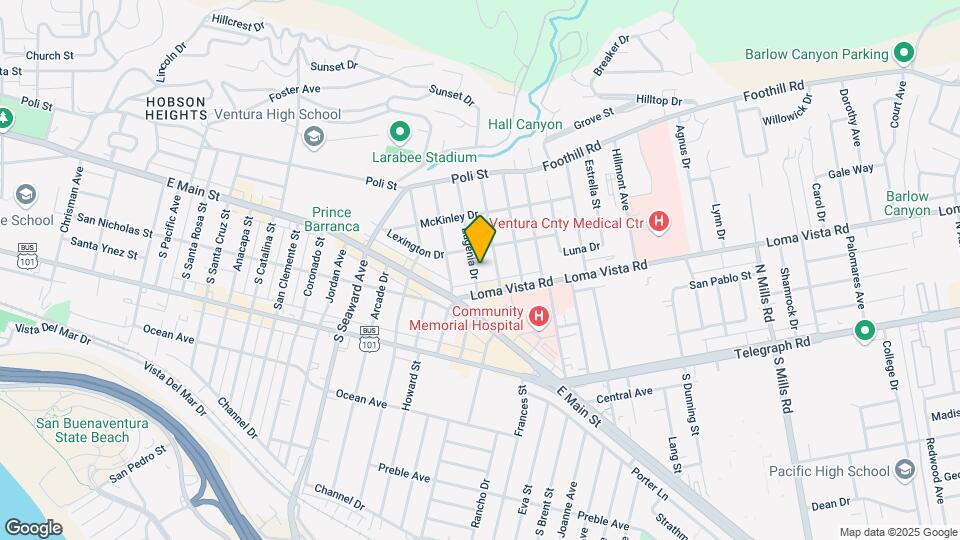 2991 Loma Vista Rd Map and Location Details