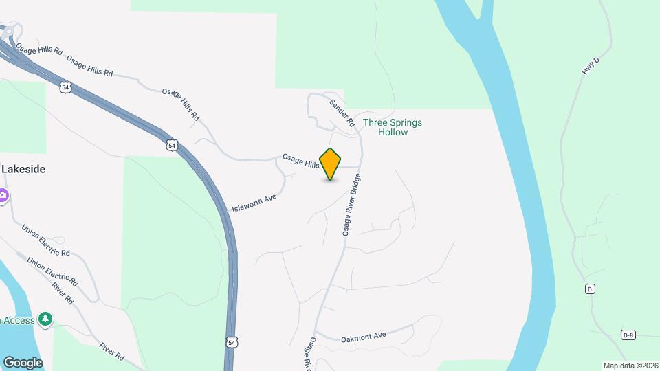 Osage National Condos Map and Location Details