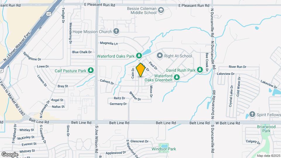 219 N Waterford Oaks Dr Map and Location Details