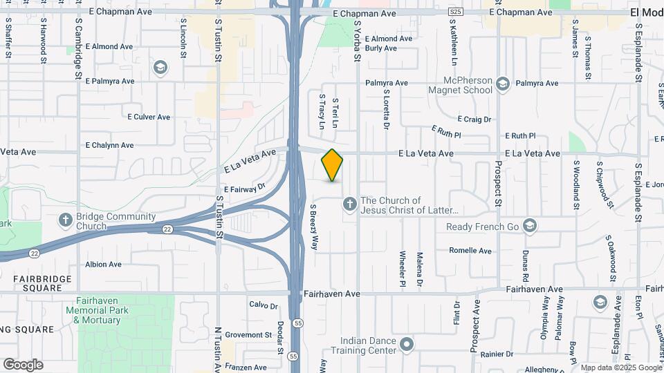 2350 E Delia Ln Map and Location Details