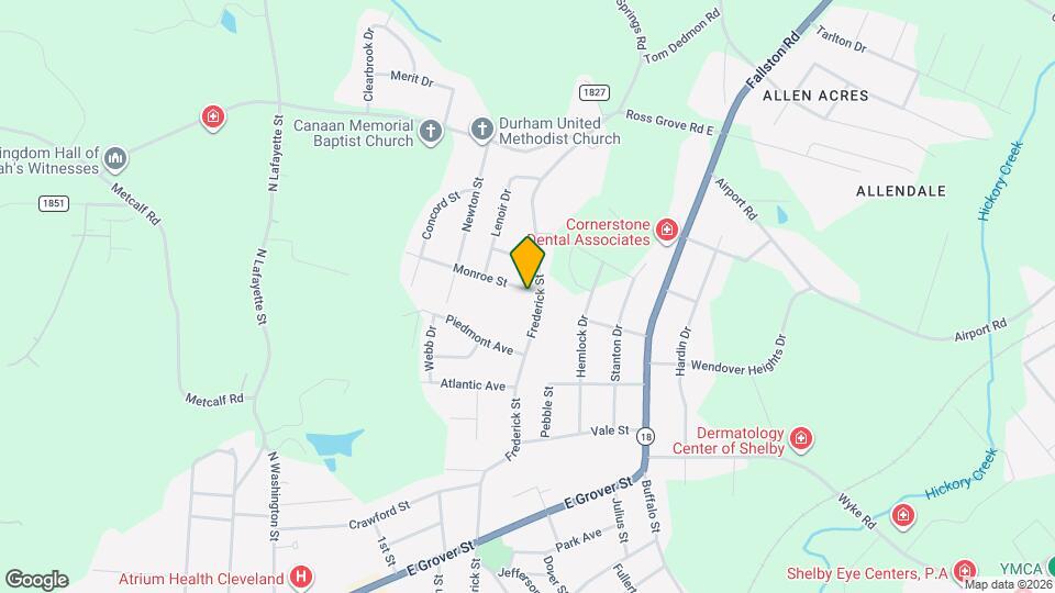 516 Monroe St Map and Location Details