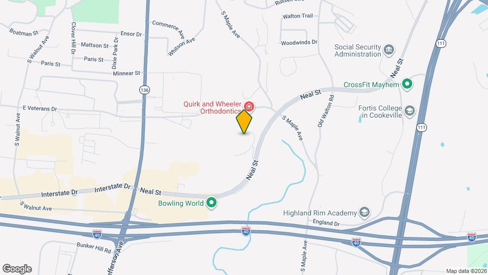 1337 Meridian St Map and Location Details