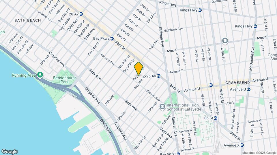 63 Bay 37th St Map and Location Details