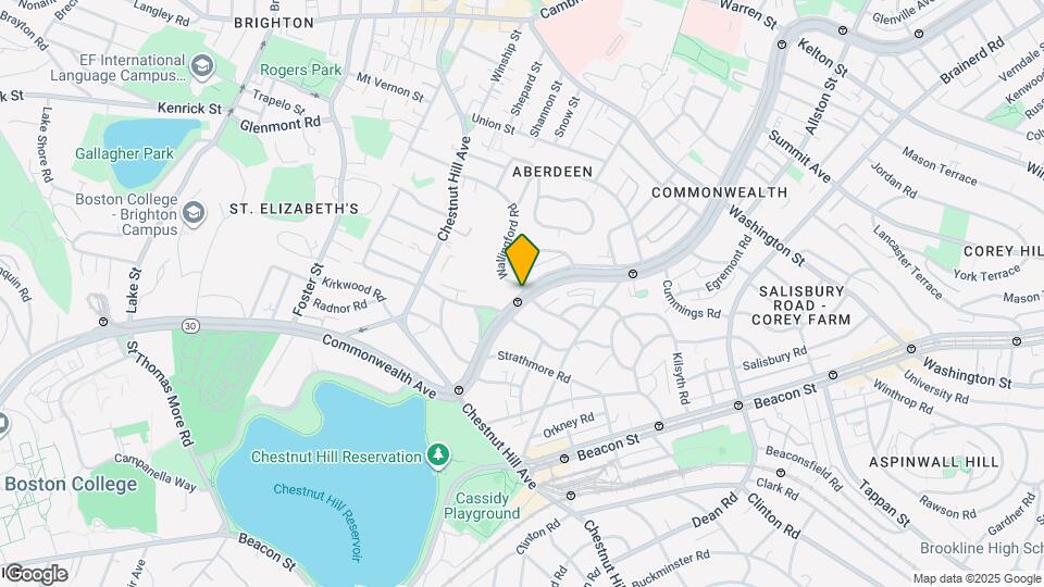 1771 Commonwealth Ave Map and Location Details