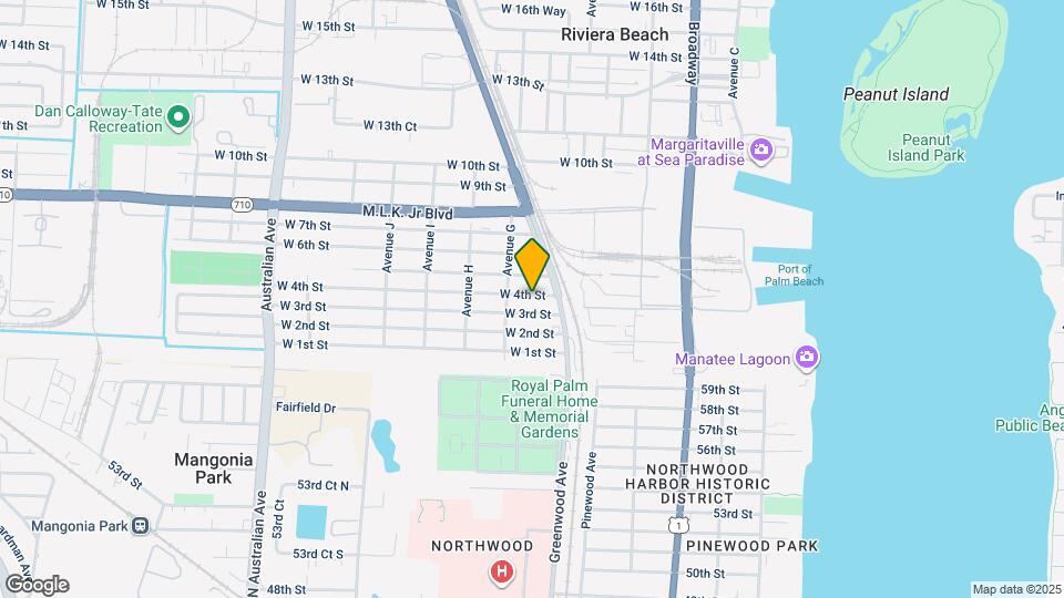 547 W 4th St Map and Location Details