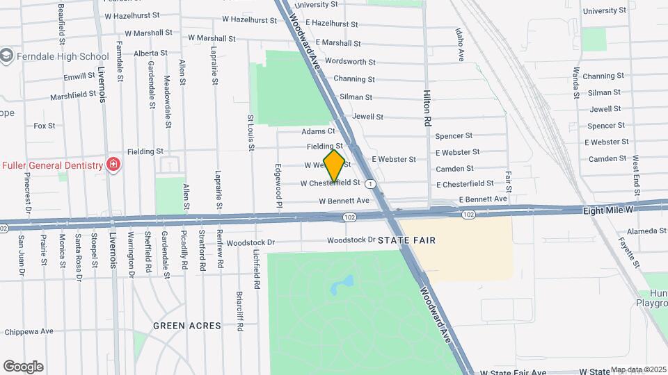 315 W Chesterfield St Map and Location Details